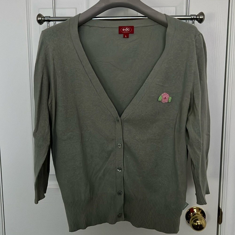 Vintage EDC BY ESPRIT 3/4 sleeves cardigan